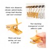 10Pcs Gold Boot Clips for Closet,Single Hooks Clothes Pins Hanger