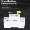 WIFI Circuit Breaker 1P DIN Rail Smart Breaker Switch for