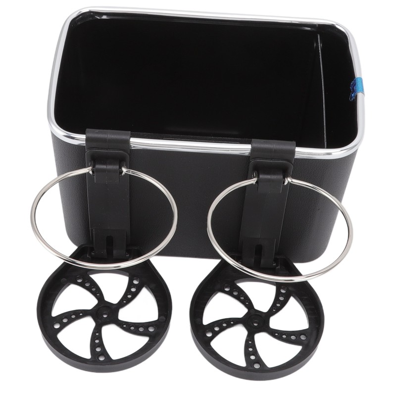 Car Armrest Storage Box Foldable Bottle Holder Universal Vehicle Tissue