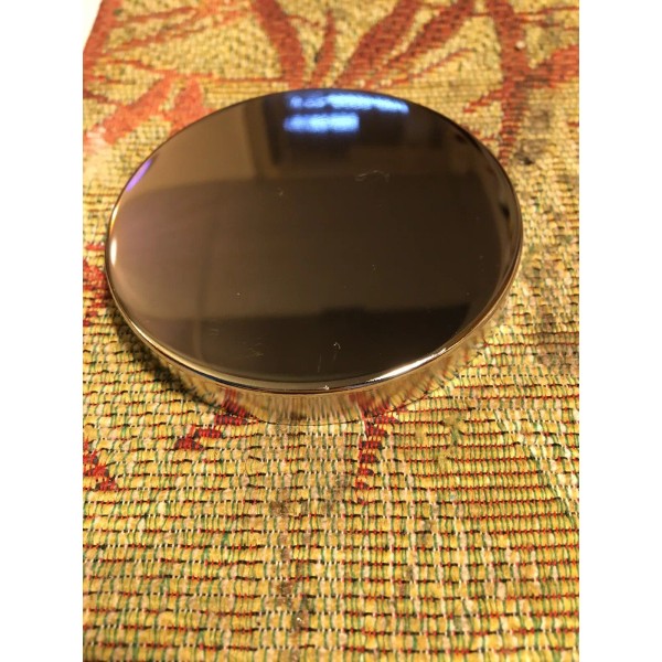 Unbranded silver shiny 74mm lid (good for 73 mm mini