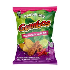 Gembos Chicharron con Platano 113gr / Pork Skins-Rinds with Plantain Chips 113gr (6)