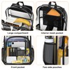PAMANO Clear Backpack Durable Large (34L) Heavy Duty Transparent Bookbag
