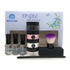 French Manicure dipping starter kit plus black powder. 1 oz.