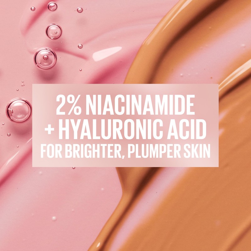 Maybelline Foundation Lifter Plump & Glow, SPF20, Buildable Coverage, 90