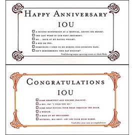 Quiplip IOU Birthdays (6) Greeting Cards