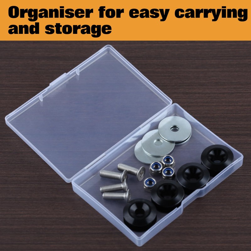 GOLD DEER 4pcs Bumper Quick Release with 12 O-Ring Fasteners