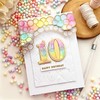 3D Embossing Folder for Card Making Floating Balloons Plastic Embossing
