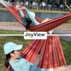 JoyView Brazilian Double Hammock with Hanging Ropes Extra Large 86.6x59”
