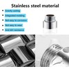 Tworider 20mm Length Shower Arm Extension,Handheld Stainless Steel Shower Head