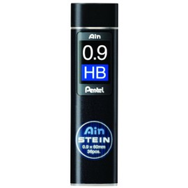Pentel Ain Stein Mechanical Pencil Lead, 0.9mm HB, 36 Pieces (C279-HB)