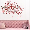 FuFUQUARE - Pegatinas de pared, diseño de flores de ciruelo