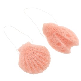OATIPHO 2Pcs Bath Sponge Gentle Face Washing Tool for Adults Soft Exfoliating Sponges for Makeup Removal and Cleansing Quick Drying Safe for Sensitive Skin