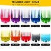 WELURE 10Pcs Hair Clipper Guards Cutting Combs for Limural K11S/NovahH