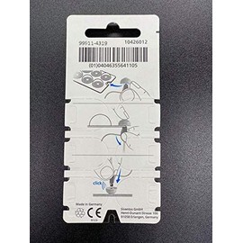 Connexx Accessories Siemens / Rexton Click Domes (6 domes) NEW Blister Pack (8mm Open)