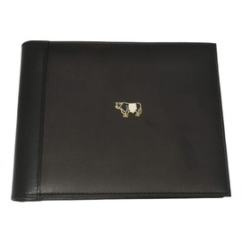 Belted Galloway Disabled Blue Badge Leather Case Holder in Black 32