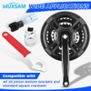 Sliver Bicycle Crank Extractor Puller,Bottom Bracket Remover Crank Arm Remover