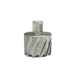 Accusize Industrial Tools 2-1/16 inch Cutting Dia, 1 inch Cutting Depth, H.S.S. Annular Cutter with 3/4 inch Weldon Shank, 2080-2038