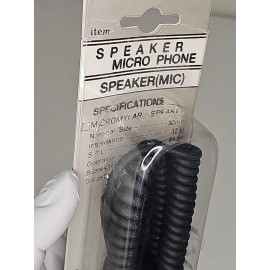 Vintage  Speaker Micro Phone Black