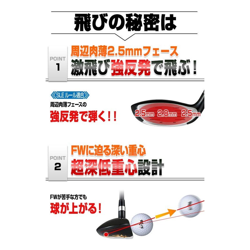 Works Golf [Maxmax UT 2-Piece Set, #3, #5, Standard, V-spec