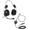 Arrowmax ASH1042-BK-M5 Dual Muff PNR Hard Hat Headset with PTT