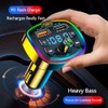 FM Transmitter Car Bluetooth Music Play 2 USB Port Charger
