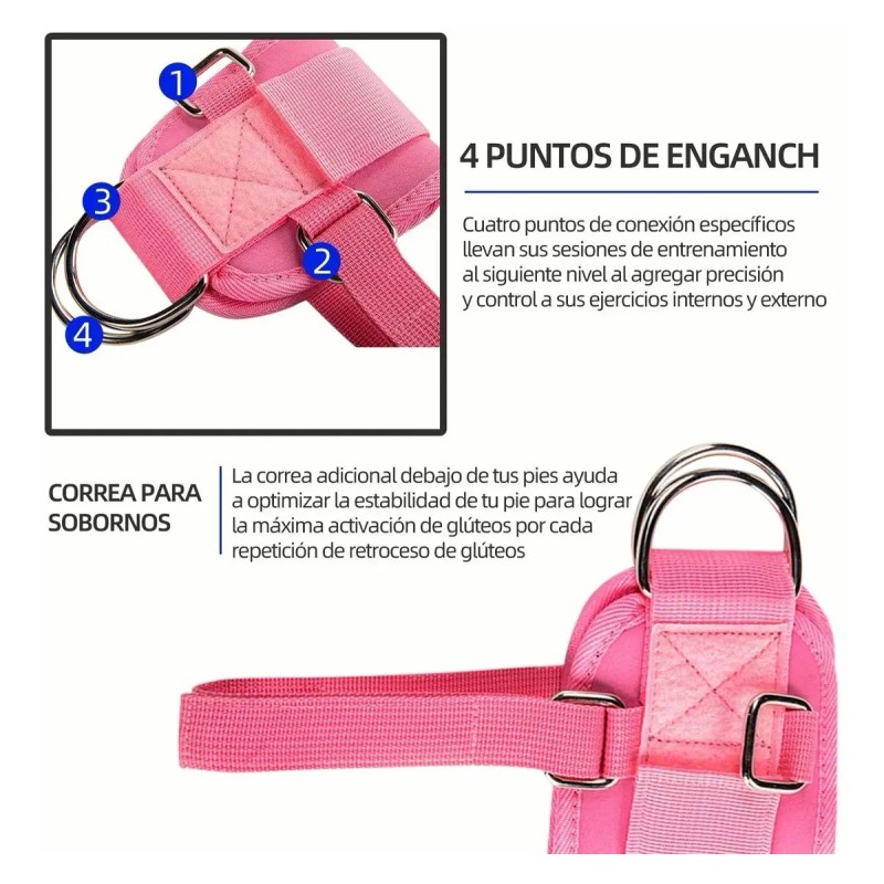 Grilletes Gym Mujer Muñequeras Gym Pesas Para Tobillos 2pz