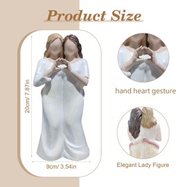 MeYuxg Sister Gift, Best Friend Gifts, Gift Best Friend Birthday, Birthday Gift for Sister, Sister Statue, Birthday Decoration, Gift Ideas for Christmas