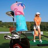 mytag Tropical Driver Headcover, Flamingo Patch Golf Driver Head Cover