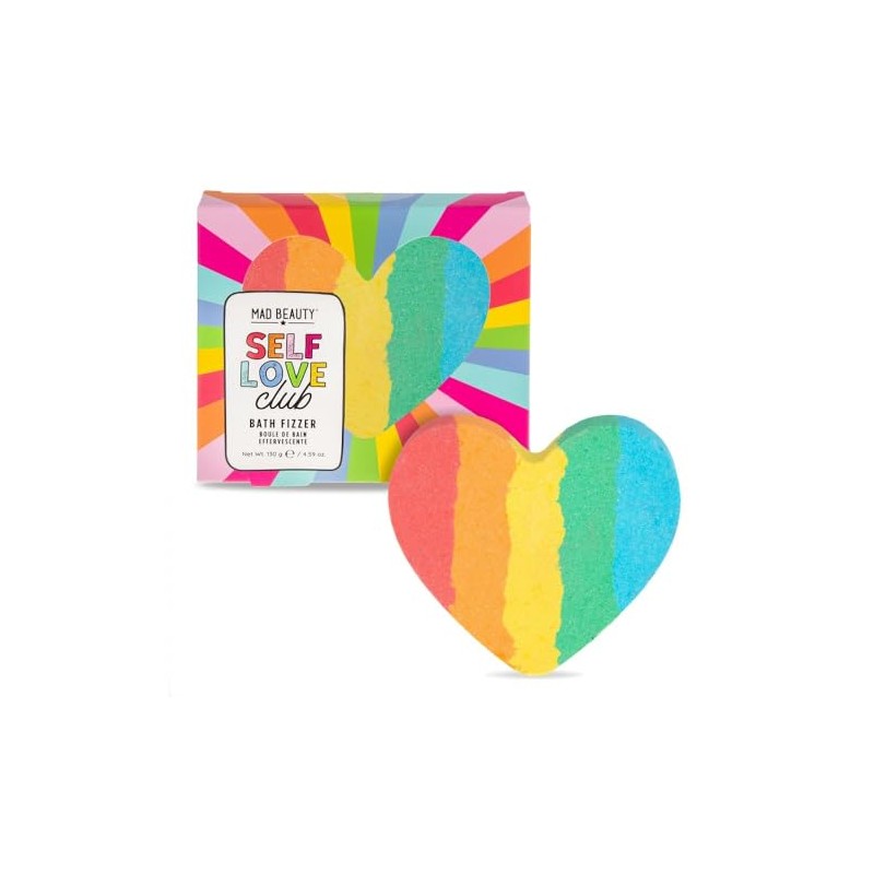Mad Beauty - Regenbogen Badekugel sprudelnd – 130 g