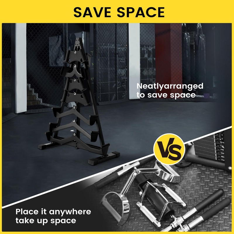 Brveniu LAT Pull Down Bar Storage Rack Portable, Floor Standing