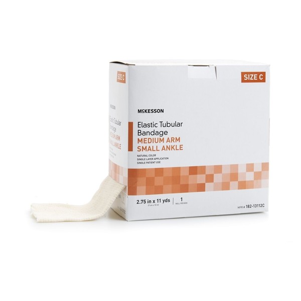 McKesson MCK- McKesson Elastic Tubular Support Bandage Off-White Size C