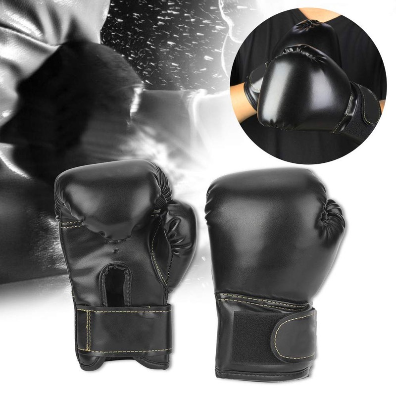 Boxing Gloves PU Leather Boxing Gloves Kickboxing Martial Arts Karate