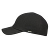 Wigens Kent 100% Wool Baseball Cap with Earflaps Black
