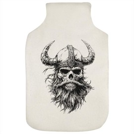 'Viking Skull' Hot Water Bottle Cover (HW00041166)