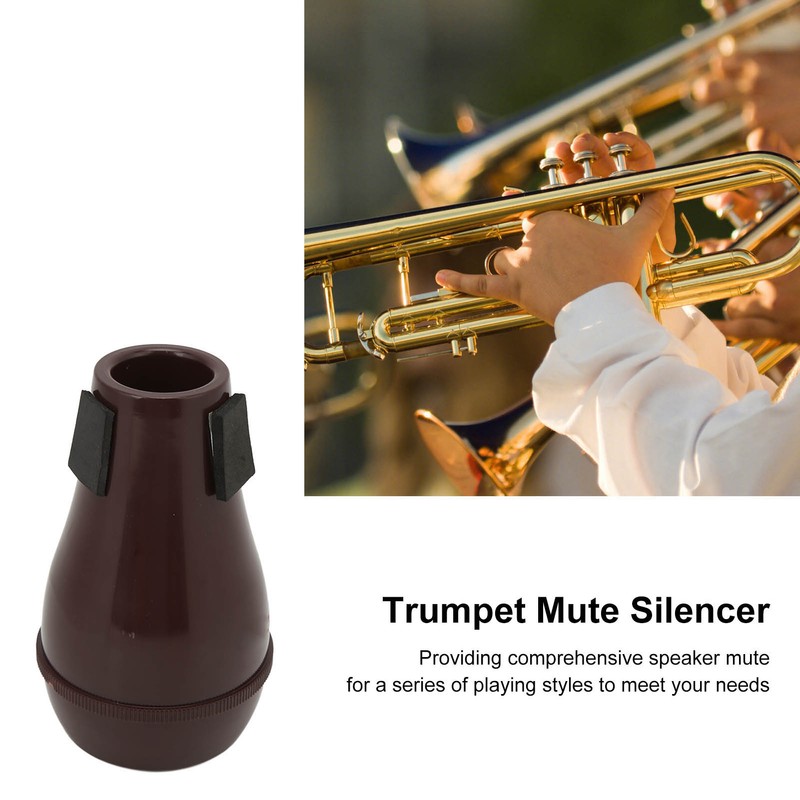 Trumpet Mute Reliable Practical Durable ABS Lightweight Compact Silencer for