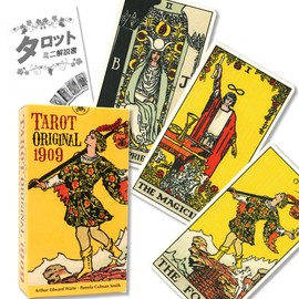 Tarot Original 1909 Tarot Original 1909 How to Divinate, Japanese Instruction Manual Included, FLATLAND Genuine Product, 78 Tarot Cards