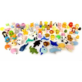 30 Pcs Iwako Assorted Animal Randomly Selected Japanese Eraser S-1018