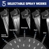 High Flow Filtered Shower Head, HOPOPRO 5 Modes High Pressure