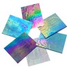 PALJOLLY 6 Sheets 7 1/2 x 6 inch Iridescent Stained