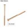 sourcing map M8x150mm Furniture Screw Hex Socket Machine Screws Zinc