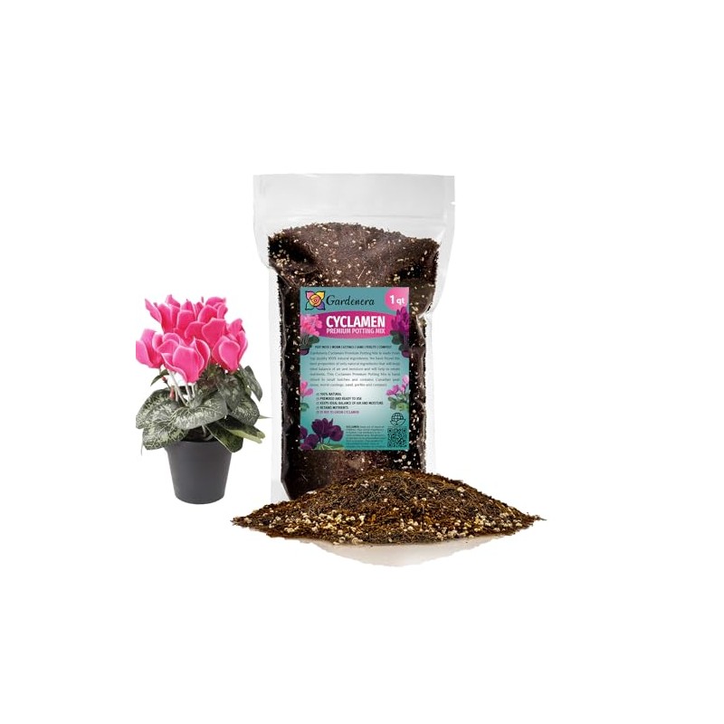GARDENERA Premium Potting Soil Blend for Cyclamen - The Ultimate