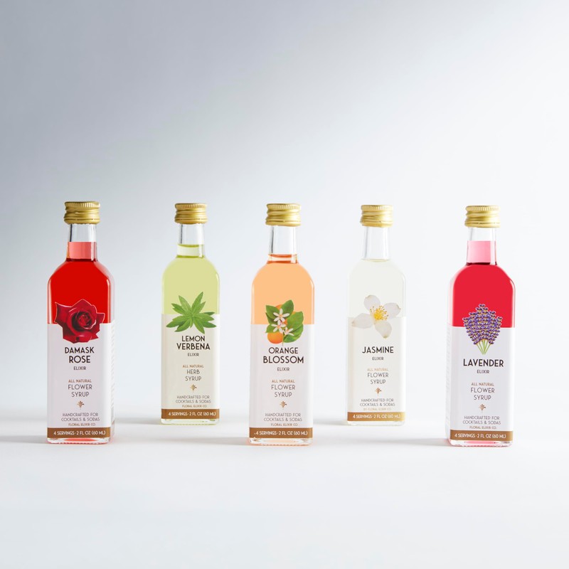 Floral Elixir Co. - All Natural Flower Syrup Cocktail Kit