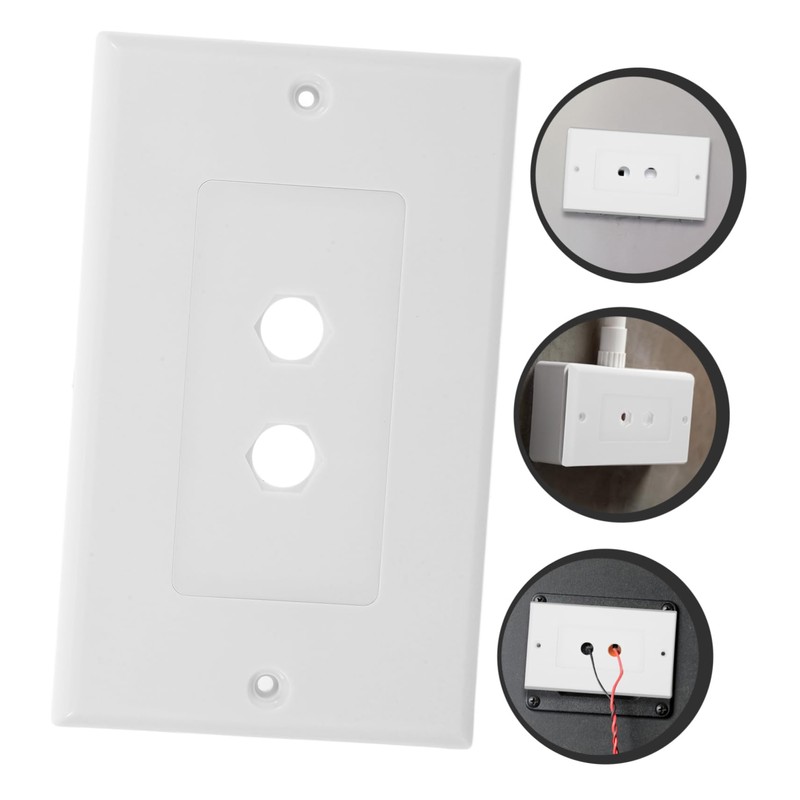 IWOWHERO Home Theater Connector Wall Plate with Banana Binding Post
