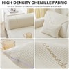 GKXLH Soft Milk Flannel Sofa Cover, Washable, Seat Cushion Covers,