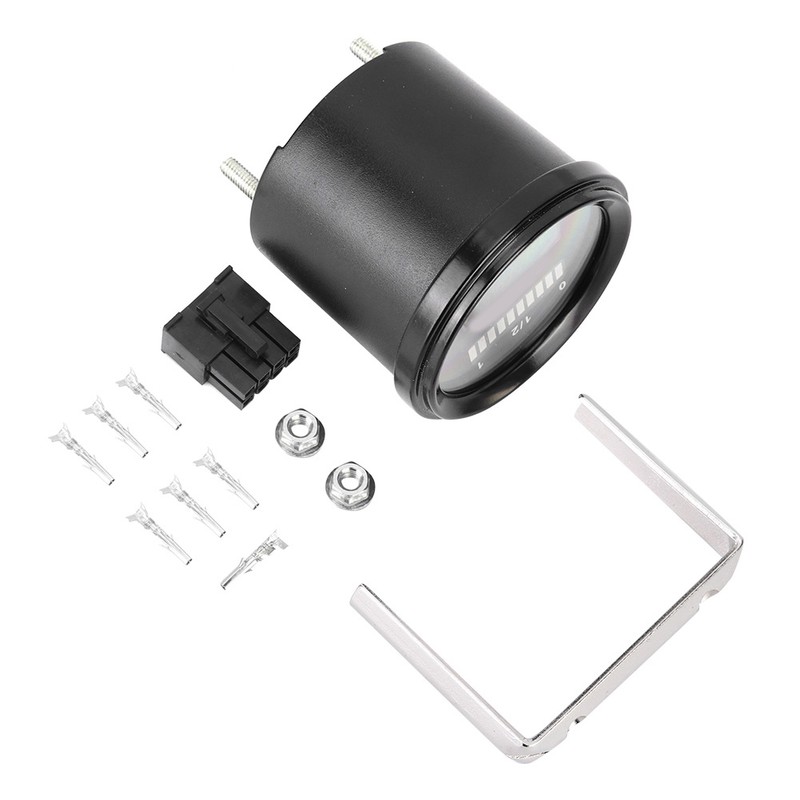 DC12-48V LCD LED Digital Battery Indicator Engine Hour Meter for