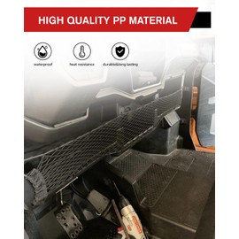 A & UTV PRO Under Dash Storage Box & 4PCS Door Cup Holders for 2016-2024 Honda Pioneer 1000-5,1000-3 Seater 3P 5P Accessories, Replace OEM # 08L71-HL4-F00, 08U70-HL3-A40