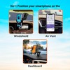 Armor All Phone Mount for Cars, 3-in-1 Phone Holder, Suction