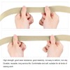 sourcing map Twill Wide Elastic Band Double-Side 75mm(3 inch) Flat