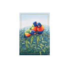 Maxwell & Williams Birds of Australia KC 10yr Anniversary Tea Towel 50x70cm Lorikeet