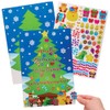Baker Ross FX351 Christmas Tree Scene Sticker Side Set of
